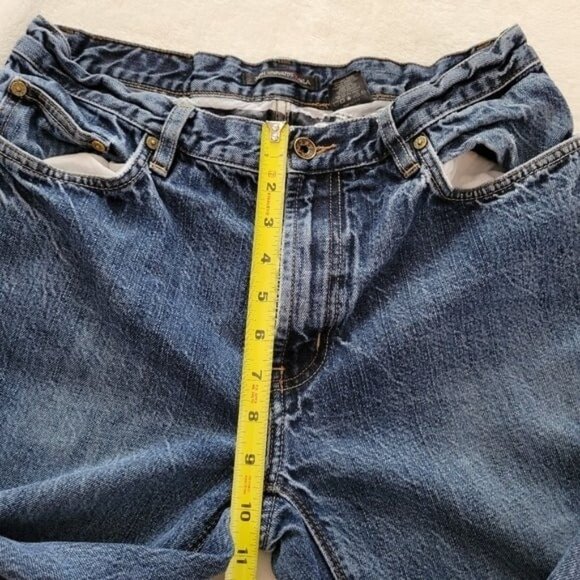 John Varvatos Men's Medium Wash Straight Leg Jeans Size 34R - Picture 5 of 10